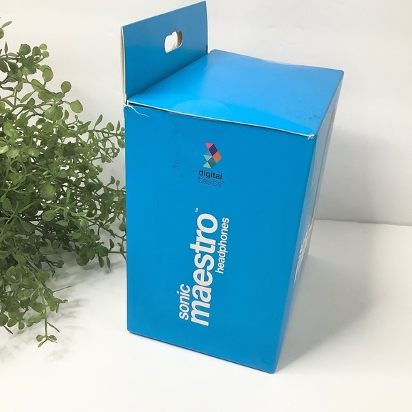 DIGITAL BASICS Sonic Maestro Stereo Headphones Black NEW - Picture 3 of 7